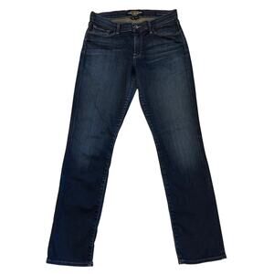 Lucky Brand Jeans Womens Sz 10/30 Sofia Straight Stretch Distressed Denim Preppy